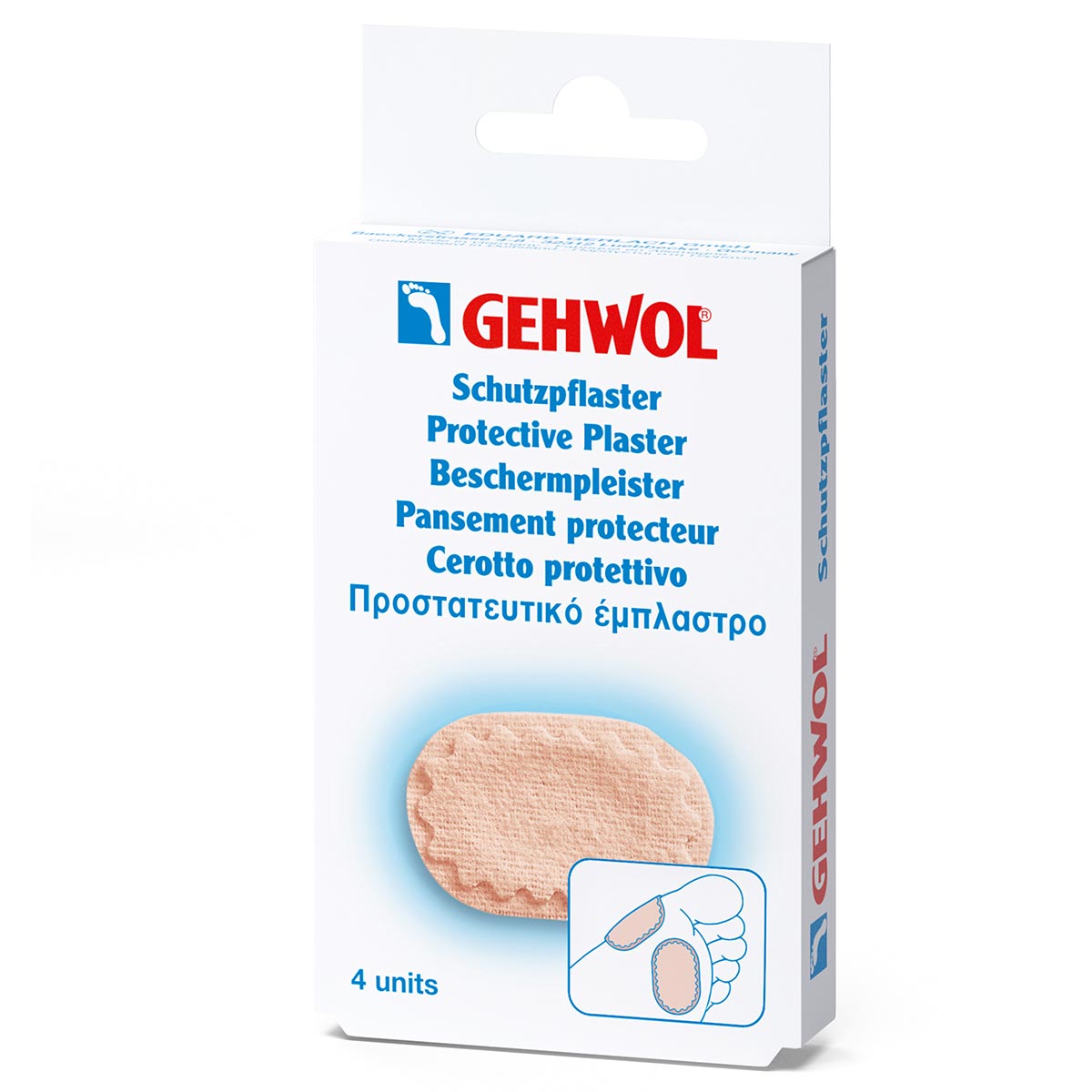 Gehwol Protective Plaster - Beskyttelsesplaster oval 4stk