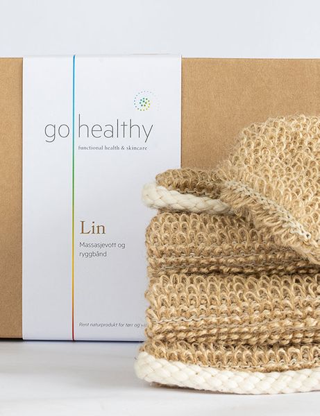 GoHealthy Lin, sett massasjevott og ryggbånd