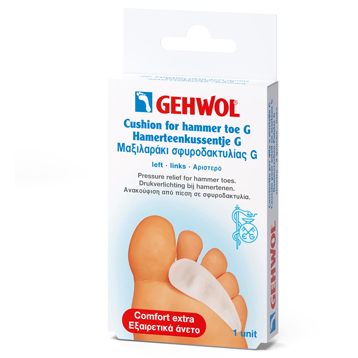 Gehwol Cushion Hammer Toe G - Venstre