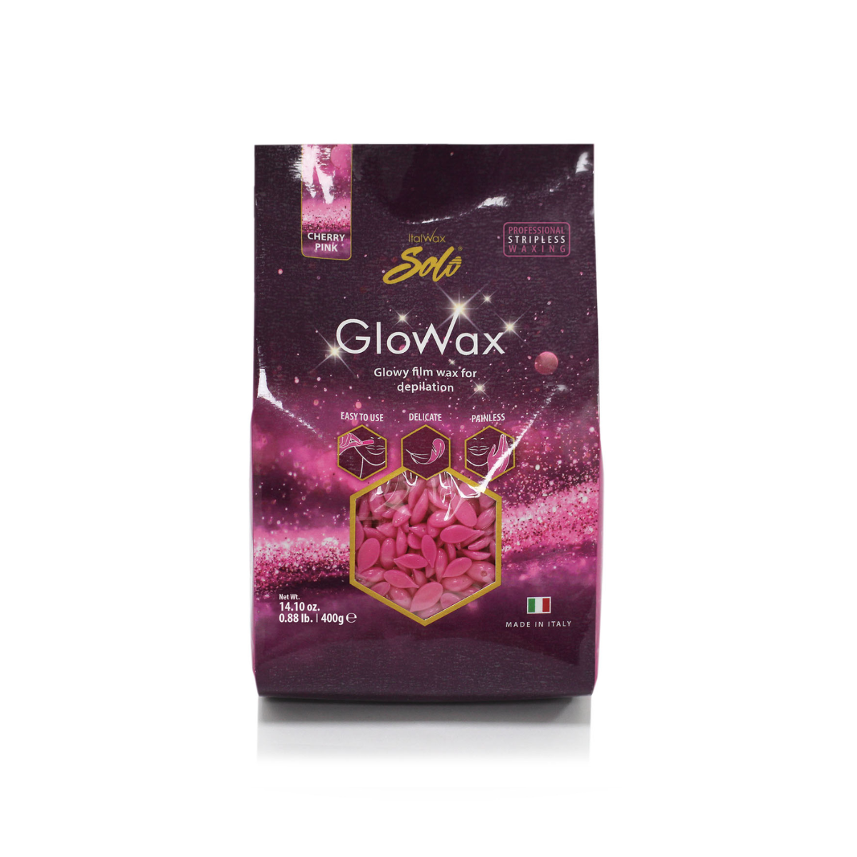 ItalWax GloWax Cherry Pink 400g