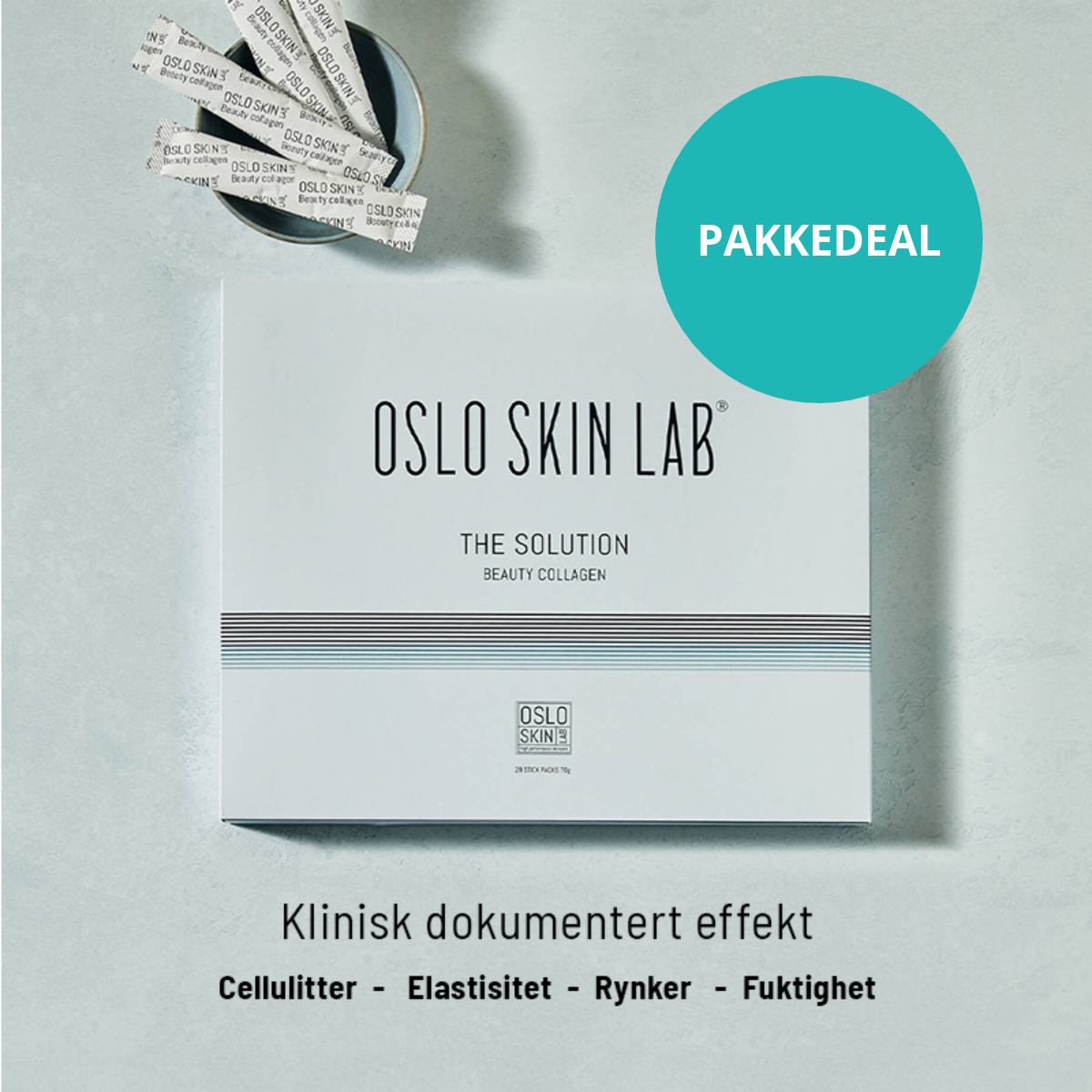 Oslo Skin Lab The Solution Beauty Collagen 3-pack Kit
