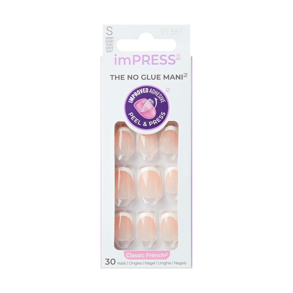 KISS imPRESS Nails: Classic French Model