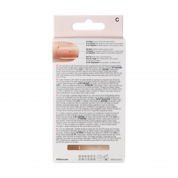 KISS Nails: Acrylic French Nude Graceful