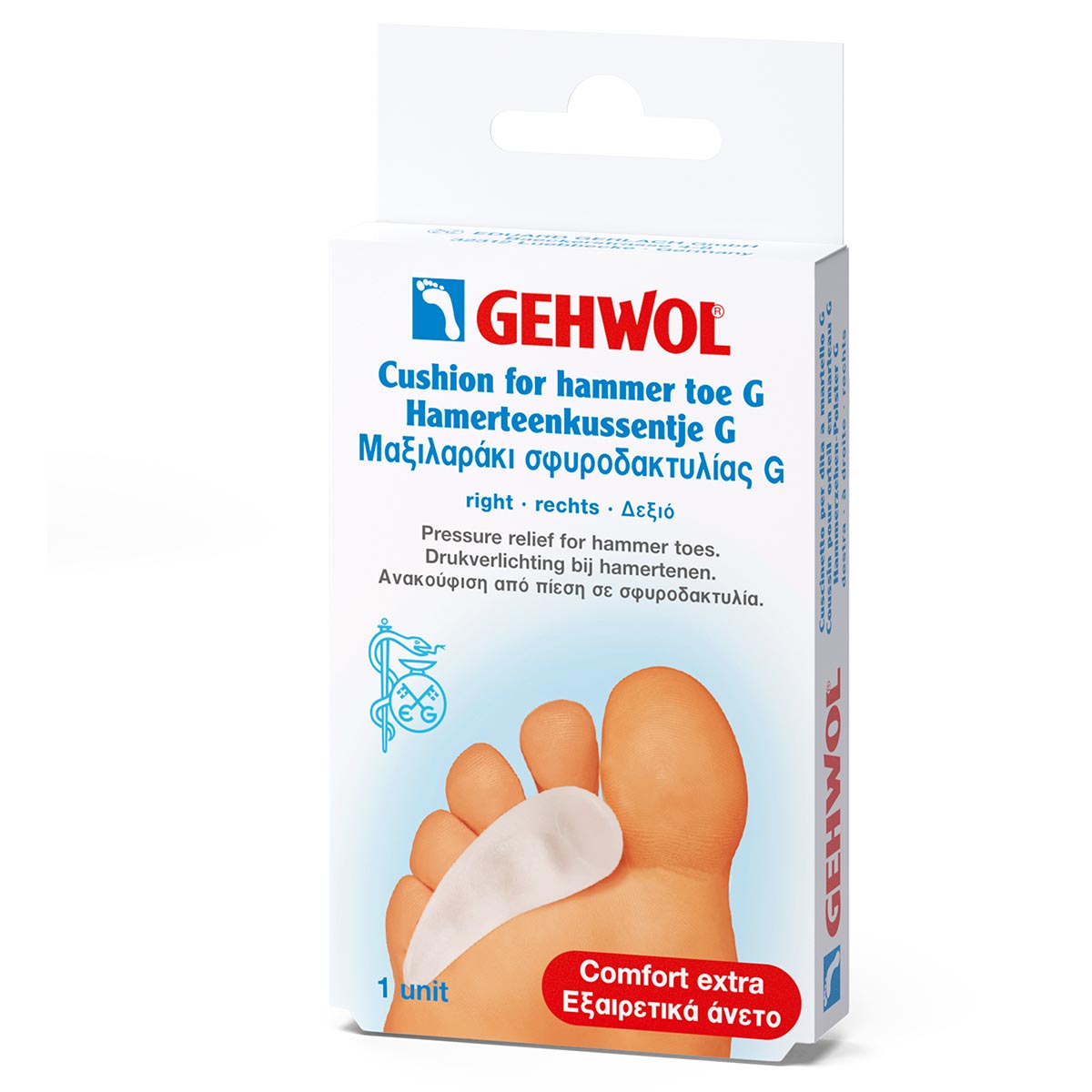 Gehwol Cushion Hammer Toe G - Høyre
