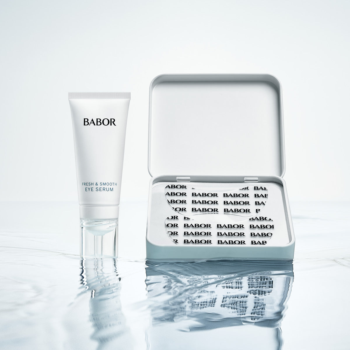 Babor Instant Fresh & Smooth Eye Serum + Patches