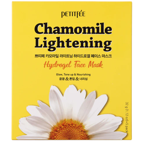 Petitfee Chamomile Lightening Hydrogel Face Mask