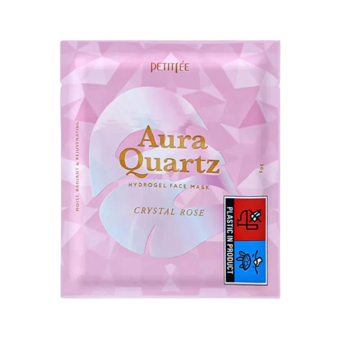 Petitfee Aura Quartz Hydrogel Face Mask Crystal Rose