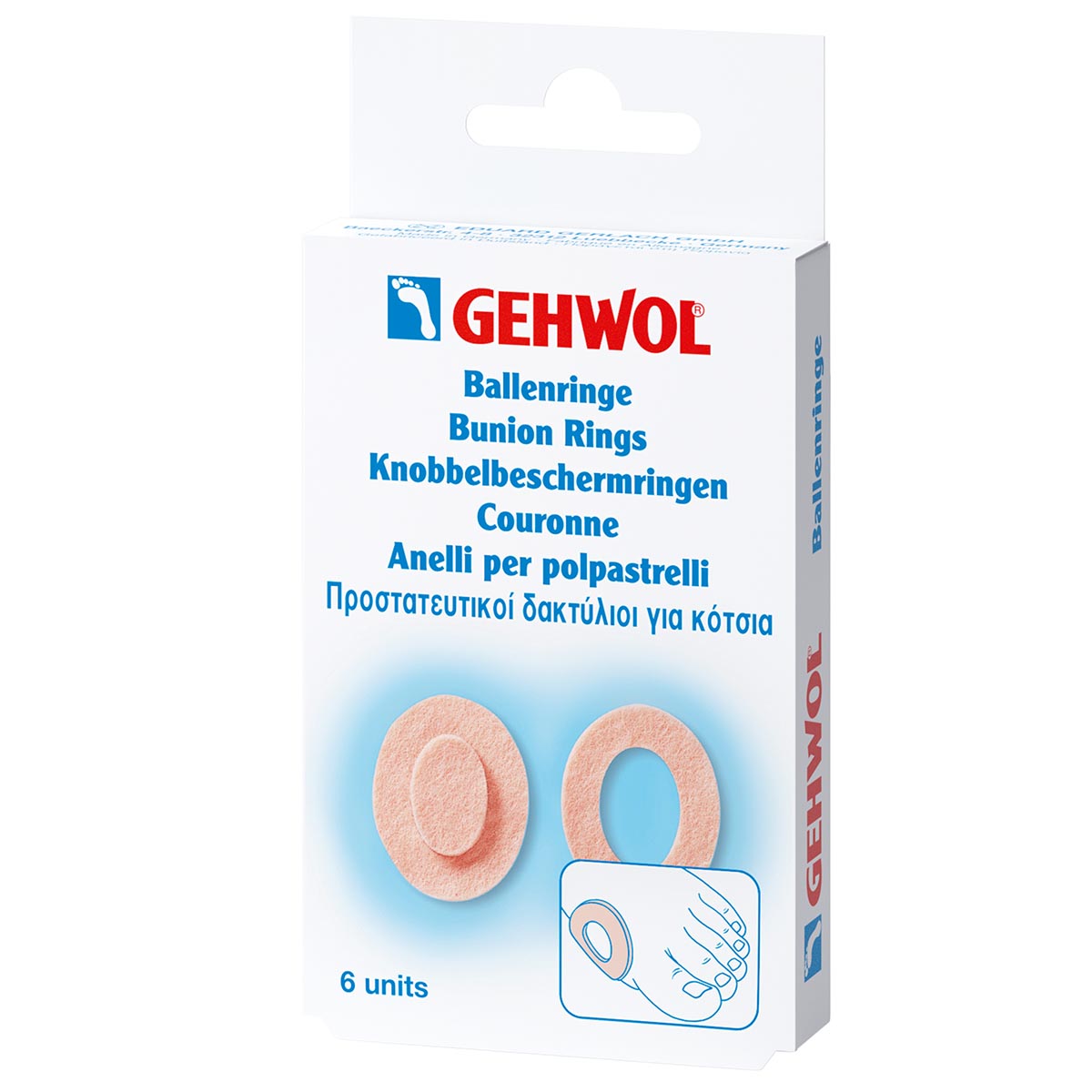 Gehwol Bunion Ring - Ilkering oval 6 stk
