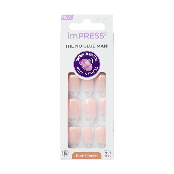 KISS imPRESS Nails: Bare French Heroic