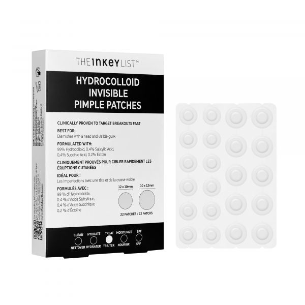 The Inkey List Hydrocolloid Invisible Pimple Patches