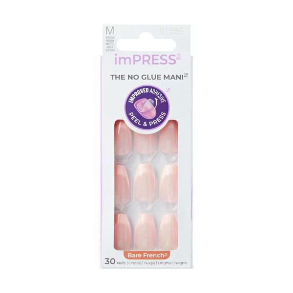 KISS imPRESS Nails: Bare French Genuine