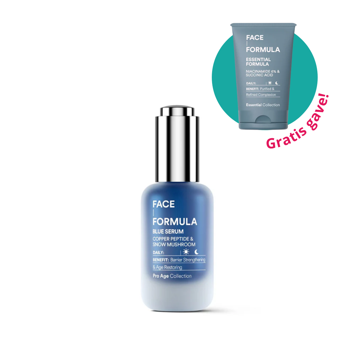 Face Formula Blue Serum 30ml + Gratis gave