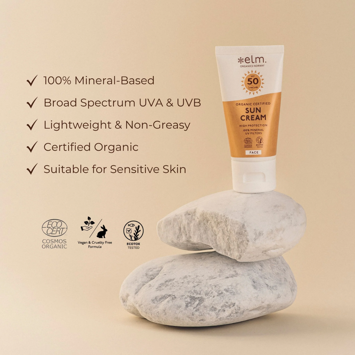 elm Sun Cream SPF 50 Face 40ml
