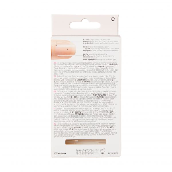 KISS Nails: Acrylic French Nude Sensibility