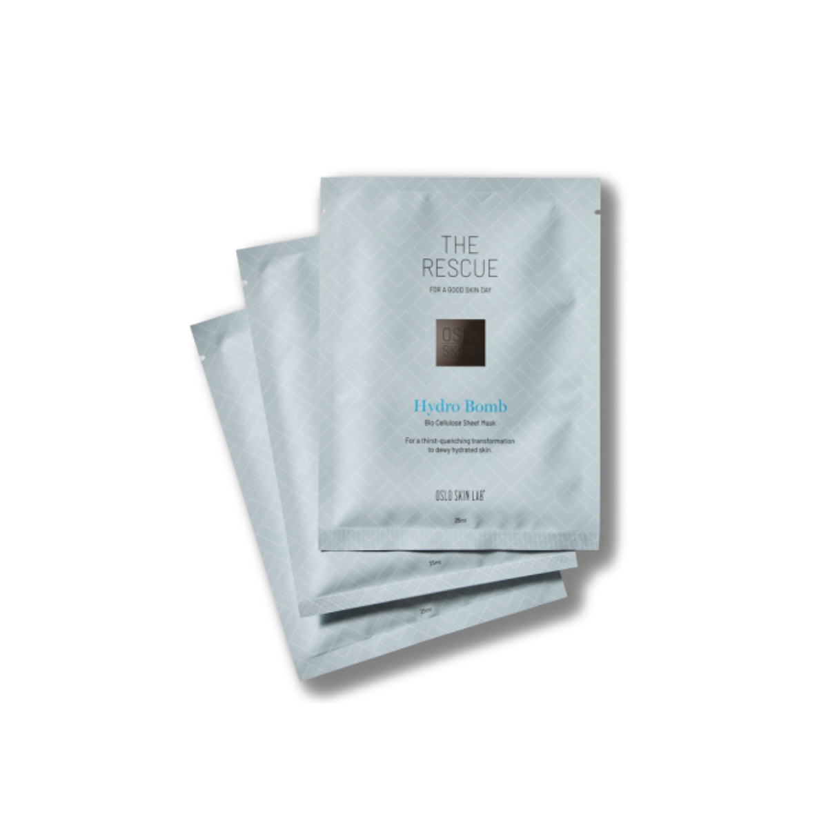 Oslo Skin Lab The Rescue Hydro Bomb Sheet Mask 3stk
