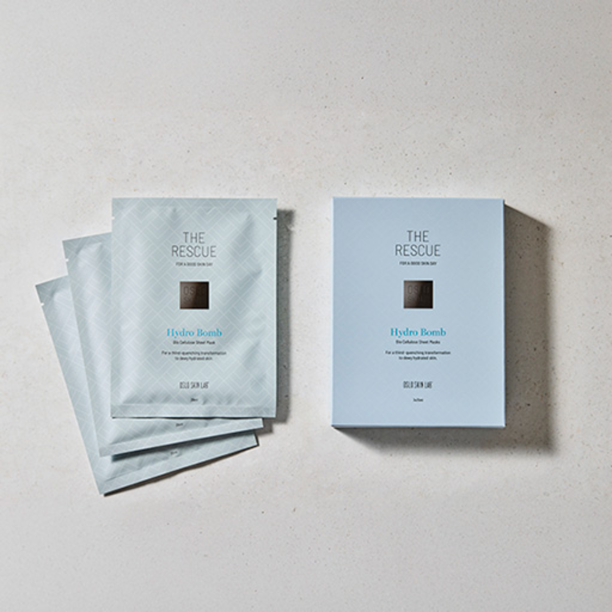 Oslo Skin Lab The Rescue Hydro Bomb Sheet Mask 3stk