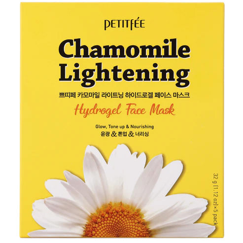 Petitfee Chamomile Lightening Hydrogel Face Mask