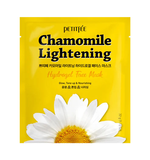Petitfee Chamomile Lightening Hydrogel Face Mask