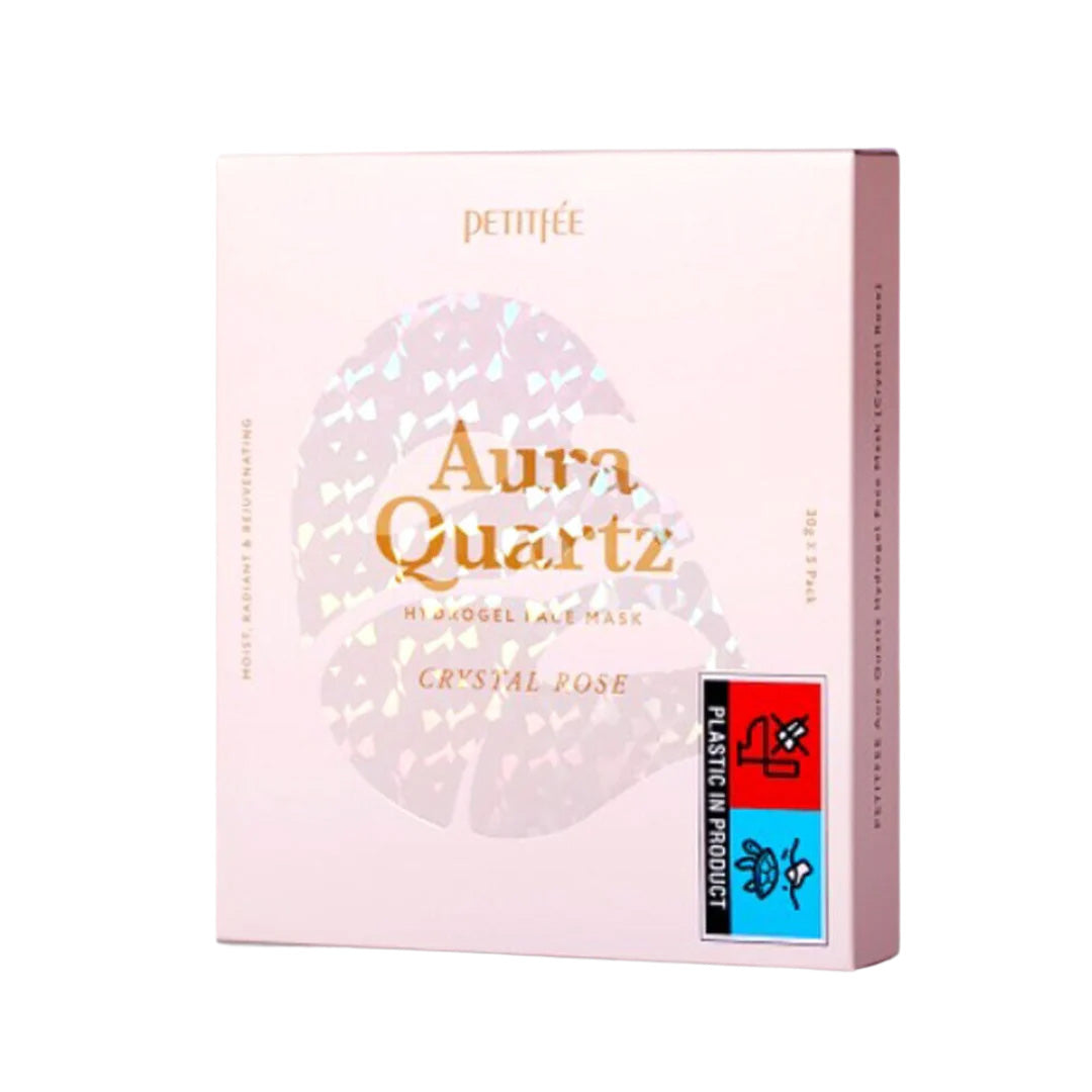 Petitfee Aura Quartz Hydrogel Face Mask Crystal Rose