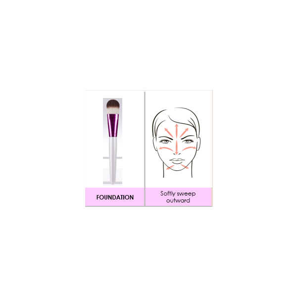 Ruby Kisses Foundation Brush